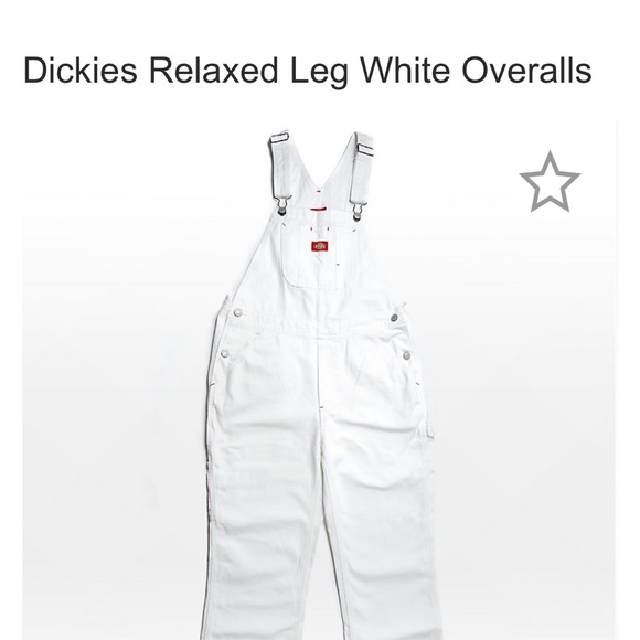 BNWT White dickes Overalls - Picture 1 of 2